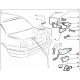 ATTUATORE BLOCCA BAULE LANCIA THEMA CON CONNETTORE ORIGINALE FIAT 82437286