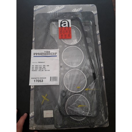 KIT GUARNIZIONE TESTATA RENAULT R4 R5 R6 RODEO MEILLOR 17053 - PAYEN DH685 - PAYEN DH683 - 7700465265 - 7701462215