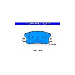 PASTIGLIE FRENO ANTERIORI FIAT UNO - PANDA - MARBELLA