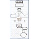 KIT GUARNIZIONI MONOBLOCCO CITROEN VISA CABRIO PEUGEOT TALBOT - GLASER S31588-00 - 95551299