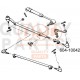 BARRA ATTACCO AMMOTIZZATORE STERZO JEEP CHEROKEE XJ - IAP 605-10040 - IAP 604-10042 - 52000601 - K52000601