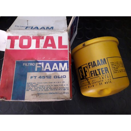 FILTRO OLIO AUTOBIANCHI PRIMULA FIAT 1100 R FORD TAUNUS CAPRI OPEL REKORD ORIGINALE FIAMM FT4512 -