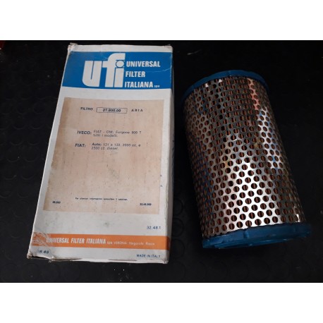 FILTRO ARIA FIAT 900 T/E 127 ARGENTA 131 AR6 OM DUCATO J5 DELTA PRISMA ORIGINALE UFI 2780000 - 4348451 - 4356990 - MANN C13991