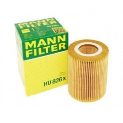 FILTRO OLIO JAGUAR LANDROVER CITROEN PEUGEOT - MANN FILTER HU826X - 1109AV - 9X2Q6744AA - JDE8751 - LR013148 - LR124517