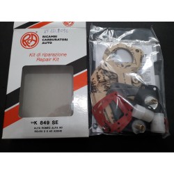 KIT CARBURATORE SOLEX 2X40 ADDHE ALFAROMEO 75 90 - K849SE