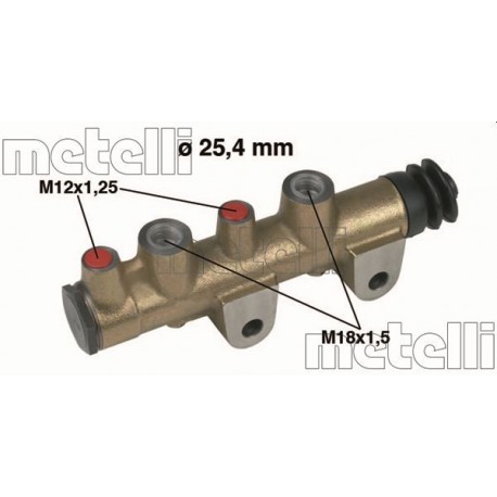 POMPA FRENO FIAT IVECO OM 50 55 65 70 LUPETTO - METELLI 05-0106 - 4765078 - 4237415 - 4723798