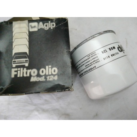 FILTRO OLIO ALFAROMEO 33 1.8 TD FIAT 127 UNO RITMO REGATA TIPO TEMPRA DIESEL - AGIP MOD.124 - PURFLUX LS149