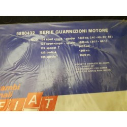 SET GUARNIZIONI MOTORE FIAR 124 SPORT COUPE' SPYDER ORIGINALE FIAT 5880432