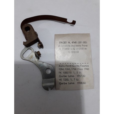 CONTATTI PUNTINE FORD TAUNUS 12M 15M 17M FINO AL 1960 - FACET 4141