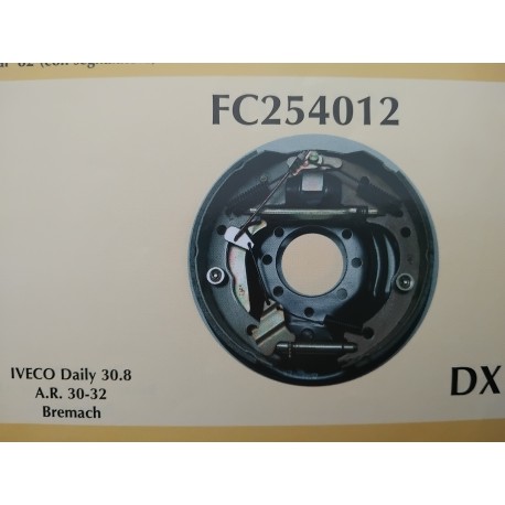 MASSA FRENO DESTRA IVECO DAILY 30.8 ALFAROMEO AR8 30AR 32AR BREMACH - AP FC254012