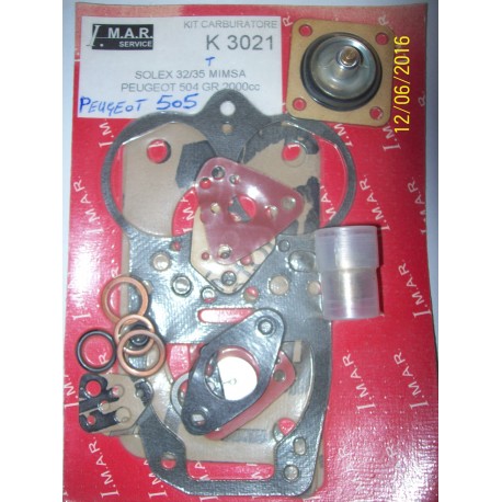 KIT CARBURATORE SOLEX 32/35 MIMSA-TMIMA PEUGEOT 504-505