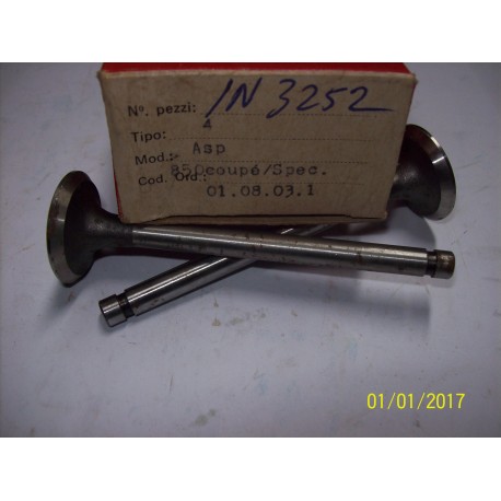 VALVOLE ASPIRAZIONE FIAT 850 Sport Coupè / 4265695 / IN3252 / 29X7X95.5