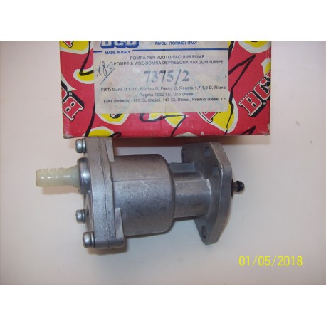 POMPA DEPRESSORE VUOTO FIAT UNO D 127 D RITMO REGATA D FIORINO D DUNA D / BCD7375/2