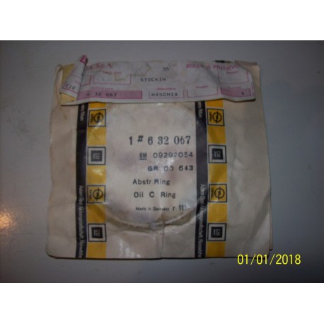 SERIE 4 FASCE RASCHIA OLIO OPEL ORIGINALI 632067 - 09292054 - 9292054