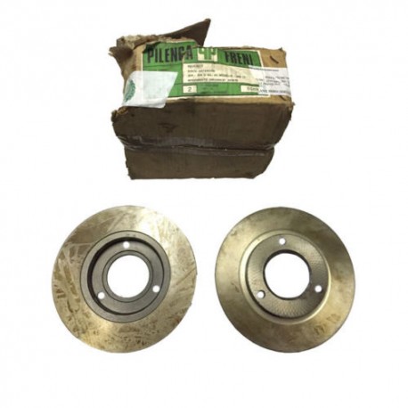 COPPIA DISCHI FRENO ANTERIORE PEUGEOT 304 - 304 D - 305 1° / 424677 - 424678 - 4246A8