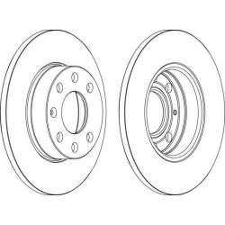 COPPIA DISCHI FRENO ANTERIORI VOLVO 440K 460L 480E / 34596619 - 3459661 - 34102947