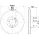 COPPIA DISCHI FRENO ANTERIORI ALFAROMEO 75 90 GIULIETTA GTV / 116462201402 - 60522092