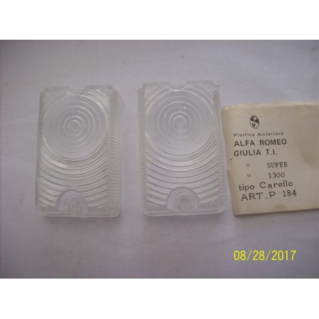 COPPIA PLASTICHE ANTERIORE ALFAROMEO GIULIA T.I. SUPER 1300
