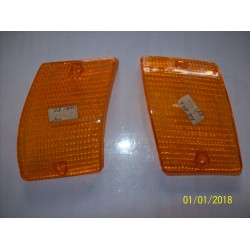 COPPIA PLASTICHE FANALI FIAT 127 DIESEL / VERALUX