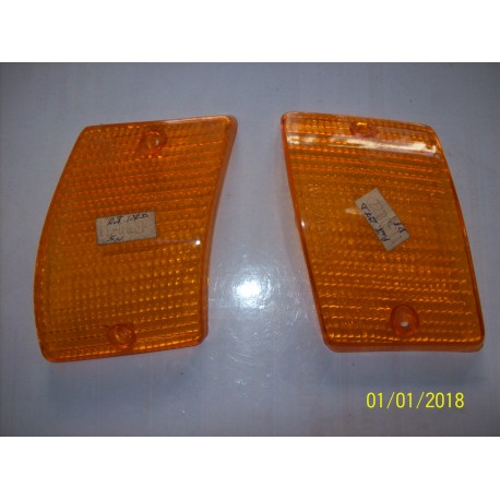 COPPIA PLASTICHE FANALI FIAT 127 DIESEL / VERALUX
