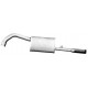 TERMINALE SCARICO ALFAROMEO ALFETTA 2.0 - 2.4 TD - DESCAM 15.95.23 - 60732982-60734849-117023000300