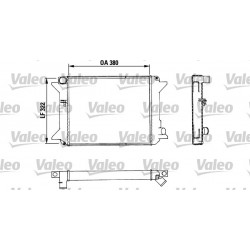 RADIATORE RAFFREDDAMENTO CITROEN VISA - C15 - VALEO TA371 - 95606691 - 883464