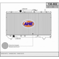 RADIATORE RAFFREDDAMENTO TOYOTA CARINA E  1.6 1.8 - AHE 130002 - 1640002160 - 1640016470