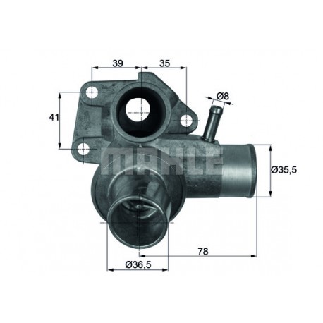 TERMOSTATO REFRIGERANTE FIAT RITMO 1.1 1.3 1.5 - REGATA 1.3 - UNO 1.1 1.3 - BEHR C430.85 - 5954579