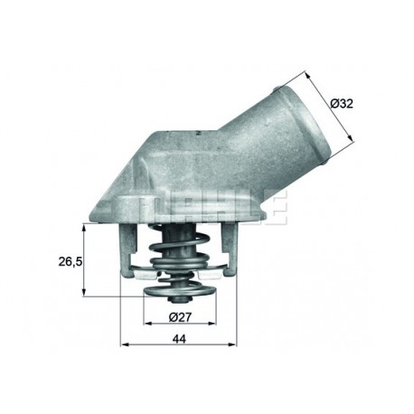 TERMOSTATO REFRIGERANTE ALFAROMEO 75 90 ALFETTA GIULIETTA SPIDER GTV - BEHR C369.83 - 60516212