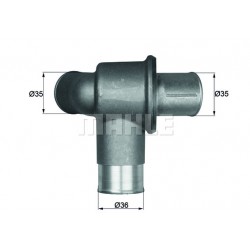 TERMOSTATO REFRIGERANTE FIAT 131 - 132 -BEHR C360.79-4360881-7581460-7654724-7580694-4331733-4360904