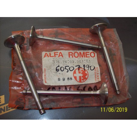 VALVOLE DI SCARICO ALFAROMEO CHRYSLER JEEP FORD OPEL - 60507190 - 116760330101