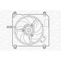 ELETTROVENTOLA FIAT BRAVO BRAVA 1.4 - MAGNETI MARELLI MTC005AX - 7787852