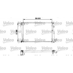 RADIATORE RAFFREDDAMENTO CITROEN XANTIA 2.0 ORIGINALE VALEO RA001 - VALEO 730961 - 133018 - 1330-18 -