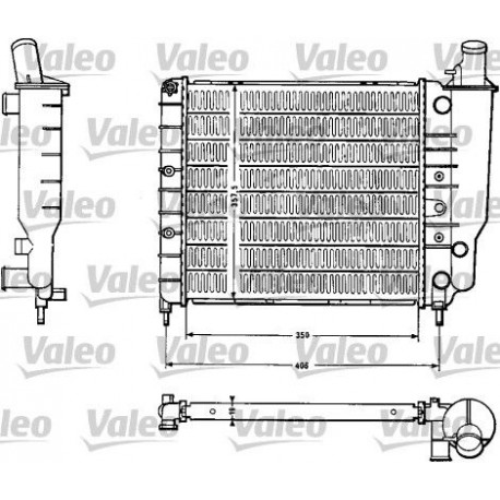 RADIATORE RAFFREDDAMENTO RENAULT 21 ORIGINALE VALEO TH007 - VALEO 810887 - 7700773288
