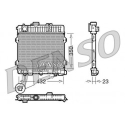 RADIATORE RAFFREDDAMENTO BMW SERIE 3 E30 SERIE 5 E28 MAGNETI MARELLI BM439 - 17111152746 - 17111177851