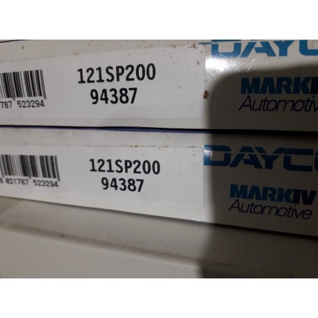 CINGHIA DISTRIBUZIONE ALFAROMEO 33 145 146 1.7 DAYCO 94387 - DAYCO 121SP200 - 60556211 - 60524706